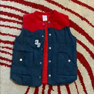 Disney Mikey Mouse vest size 7/8